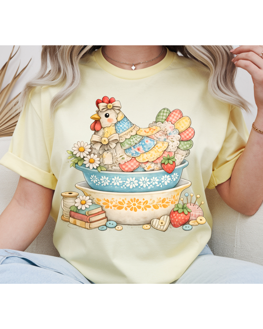 HEN ON NEST T SHIRT