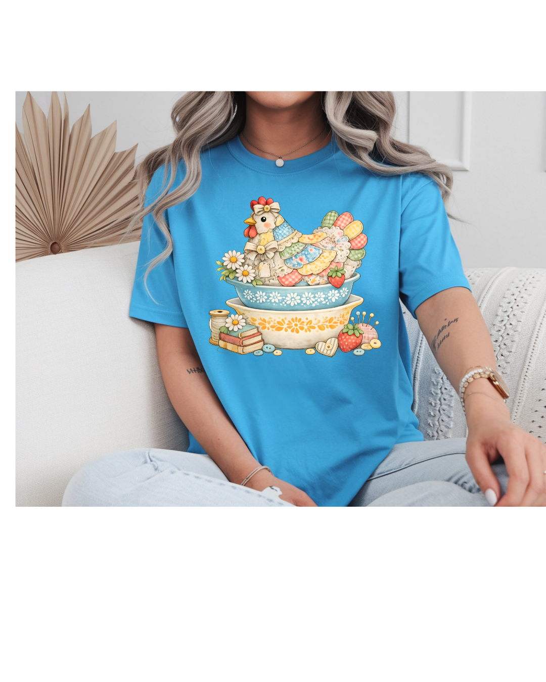 HEN ON NEST T SHIRT